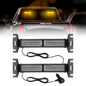 2pc LED Light Bar for Pickup Trucks, Amber Flashing LED Light Bar, Tailgate Light Bar, Waterproof Car LED Decorative Light, Energy Efficiency Rating E
