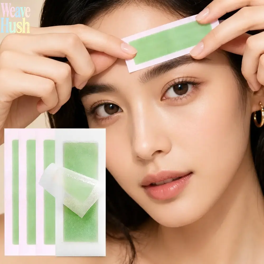 72 PCS Aloe Vera Hair Removal Wax Strips Kit - Unisex Gentle, Quick-Apply, Pain-Free for Face, Lips, Body, At-Home Body Care