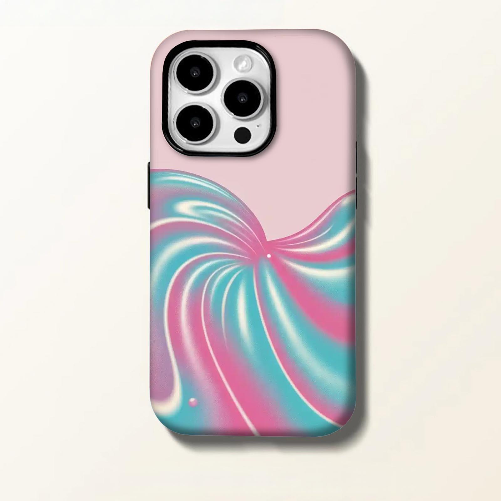 Pastel, swirl, abstract Soft And Hard Two-In-One Film Printed Full Pattern Case For IPhone 16 15 14 13 1211 Pro Max Plus Phone Case