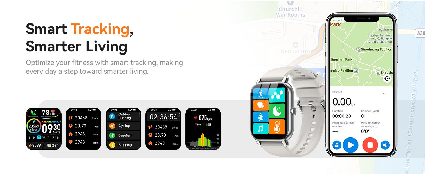 Watches for Men Women(Answer/Make Call), Fitness Tracker Watch with Activity Counter/Sleep Monitor/ 110+ Sports Modes,Watch for Android iPhone iOS Compatible (Starlight, 1.83) Watches for Men Women(Answer/Make Call), Fitness Tracker Watch with Activity Counter/Sleep Monitor/ 110+ Sports Modes,Watch for Android iPhone iOS Compatible (Starlight, 1.83)