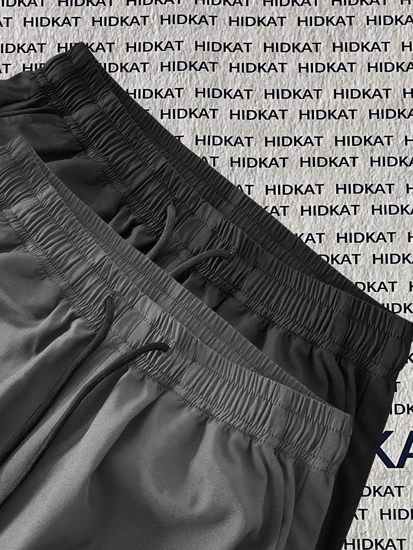 Men's 2-piece set with multiple pockets, workwear, and leggings in plus size Tall, loose drawstring casual sports pants Multi colored American street fashion, flowing workwear, sanitary pants