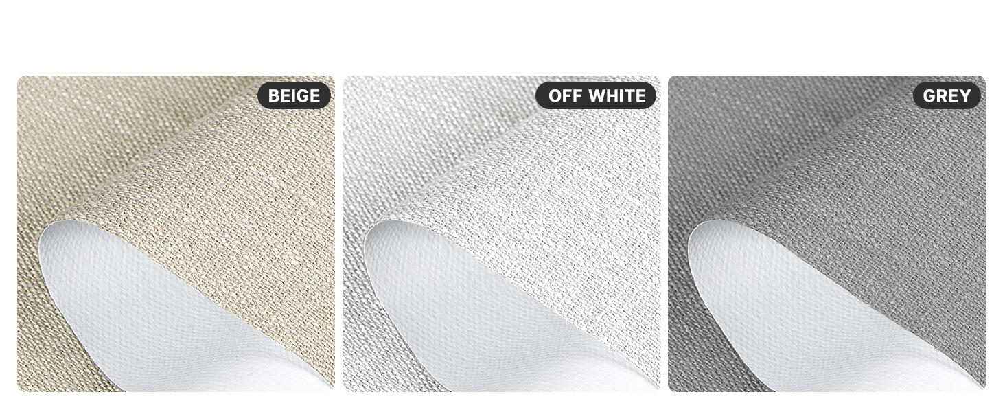 100% Blackout No Tools No Drill Cordless Roman Shades for Windows, Size 34 1/4" W * 72" H (for Windows 34.5" W * 72" H) Blackout - Beige