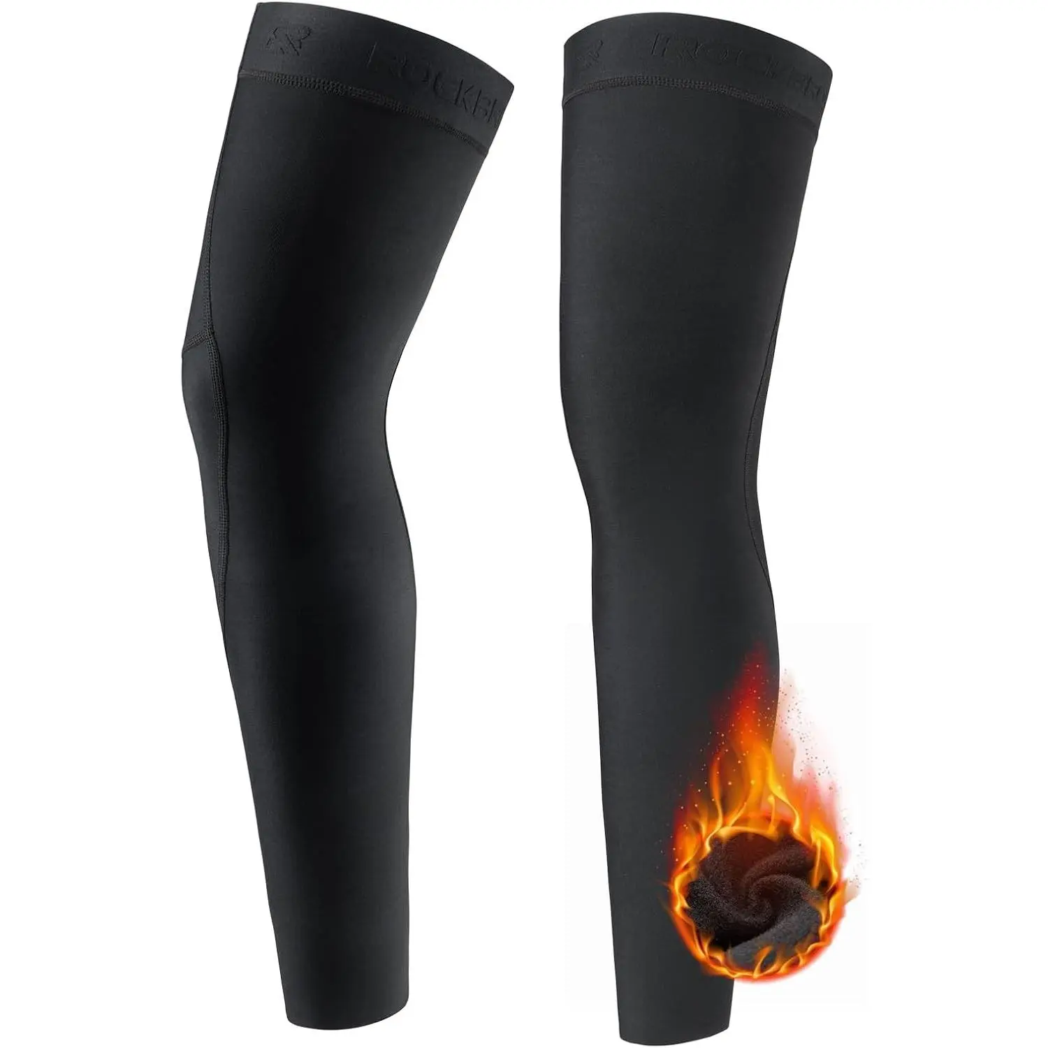 Cycling Leg Warmers Winter Thermal Full Compression Leg sleeves for Men Women Running Basketball Football