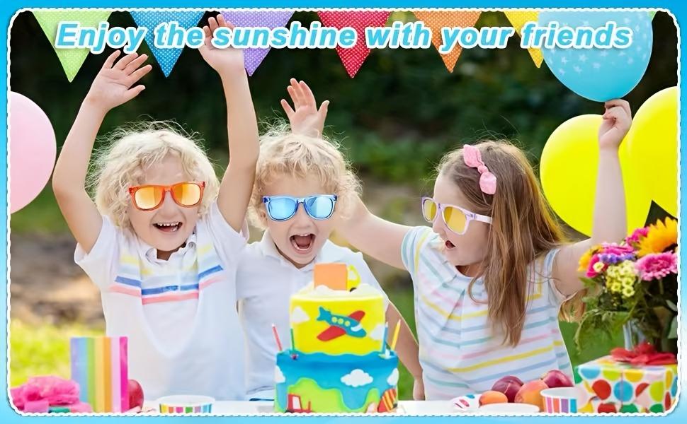 Stylish Birthday Wedding Party Glasses for Kids Adults Unisex Guest Gifts Fashion Eyewear