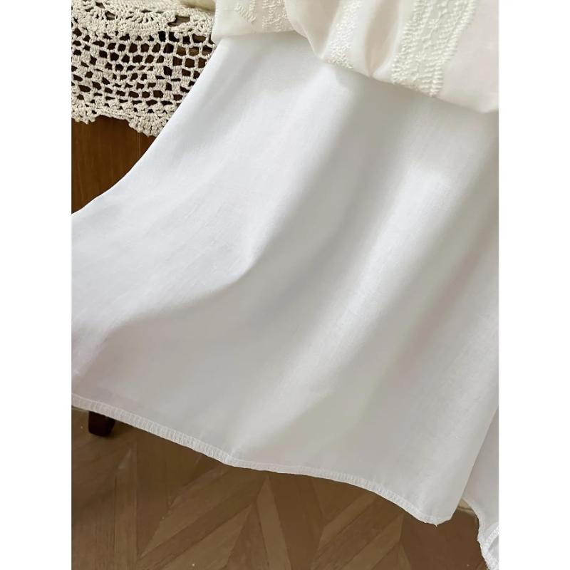 Girls' summer sleeveless A-line dress, featuring lace petal sleeves and a short skirt - solid color round-neck dress, machine washable, loose fit, suitable for parties and weddings