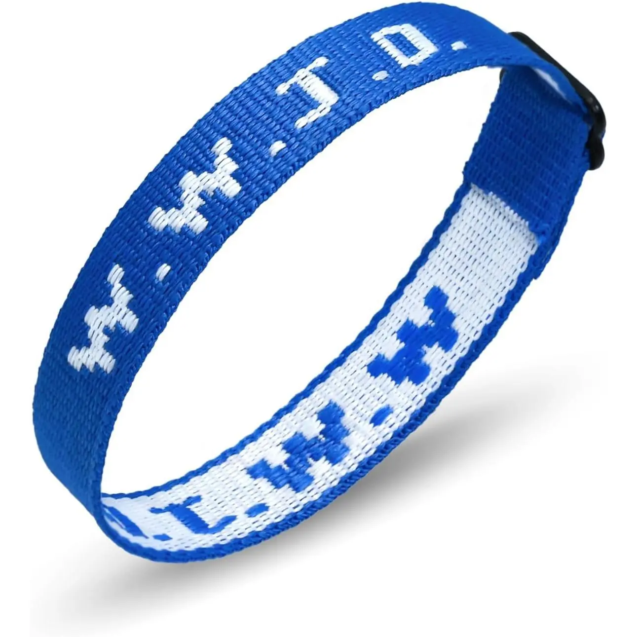 WWJD Bracelets Webbing What Would  Do Bracelet for Men Women Adjustable Christian Woven Wristbands Bulk Religious  Accessories Gifts