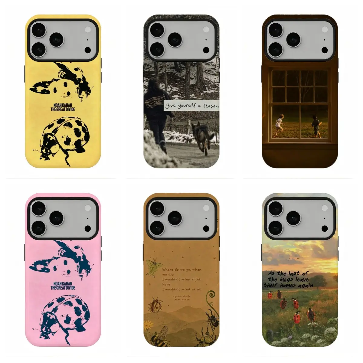 The Great Divide Inspired Phone Case, Vintage Rustic Nature Ladybug Art, Aesthetic Protective Cover for Music LoversFor iPhone 11 12 13 14 15 16 17 Pro Max For Samsung S26 S25 S24 S23 S22-Gift For Her/Him/Anime lovers