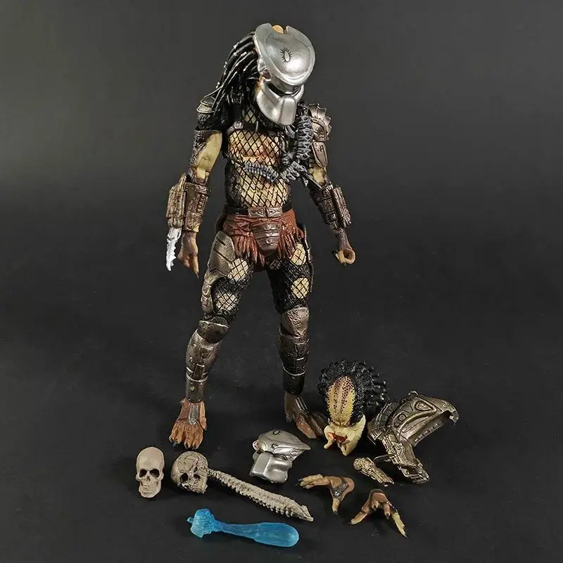 Predator Ultimate Jungle Hunter Movable Assemble Action Figure Figurine Model Toy