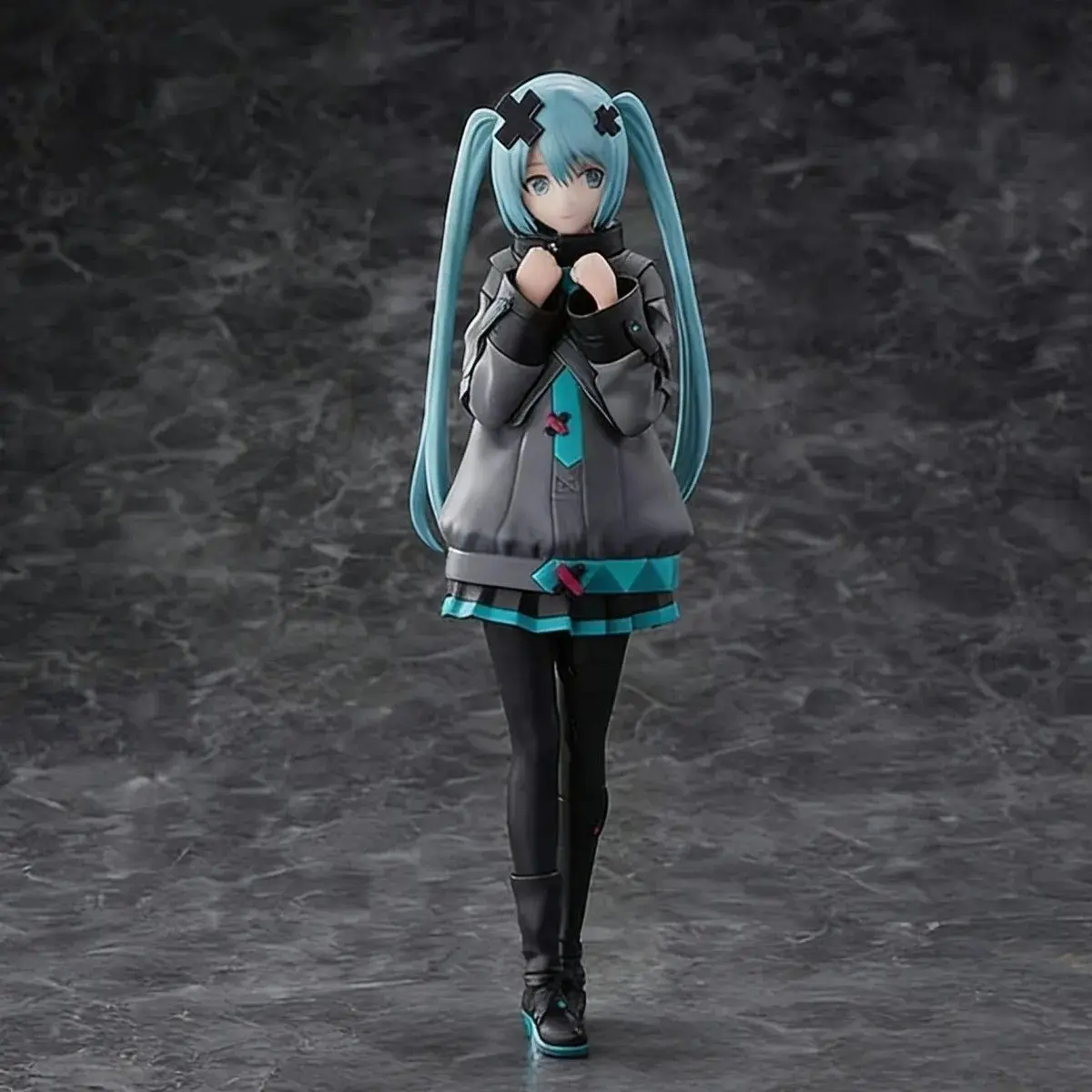 World Plan Hatsune Miku Figure Model, Anime Collectible Doll, Cute Girl Statue, Desk Decor Gift, Secondary Dimension Trendy Toy
