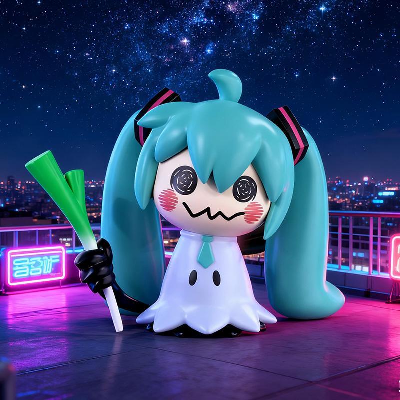 7CM Hatsune Miku Anime Figurine Kawaii Tabletop Decorations Action Figures Doll Model Toy Gift