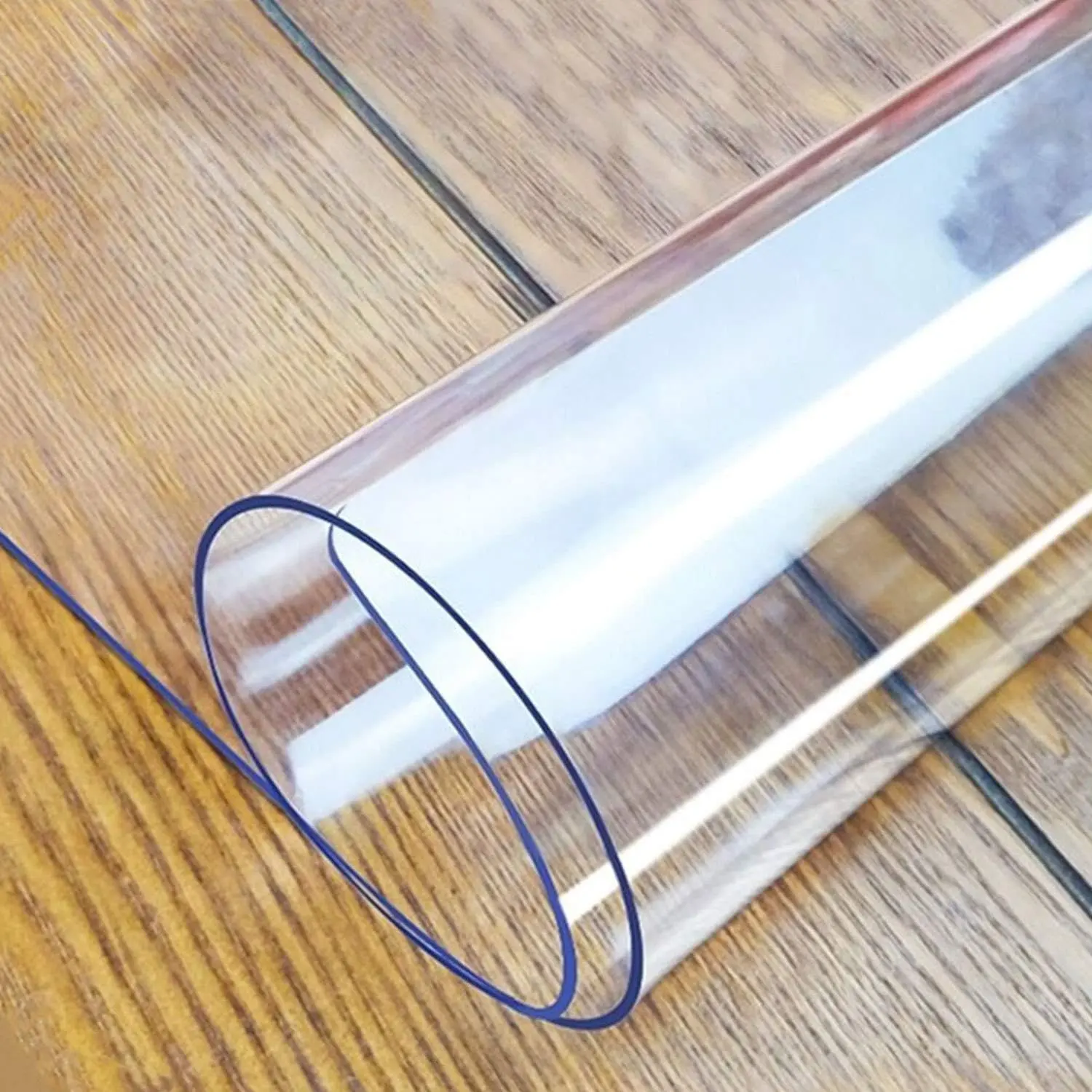 Heavy-Duty Clear PVC Table Cover, Plastic Placemat, Waterproof, Oil-Proof, Heat-Resistant, Scratch-Proof, Easy Wipe, Desktop Shield for Daily Use,sohochic