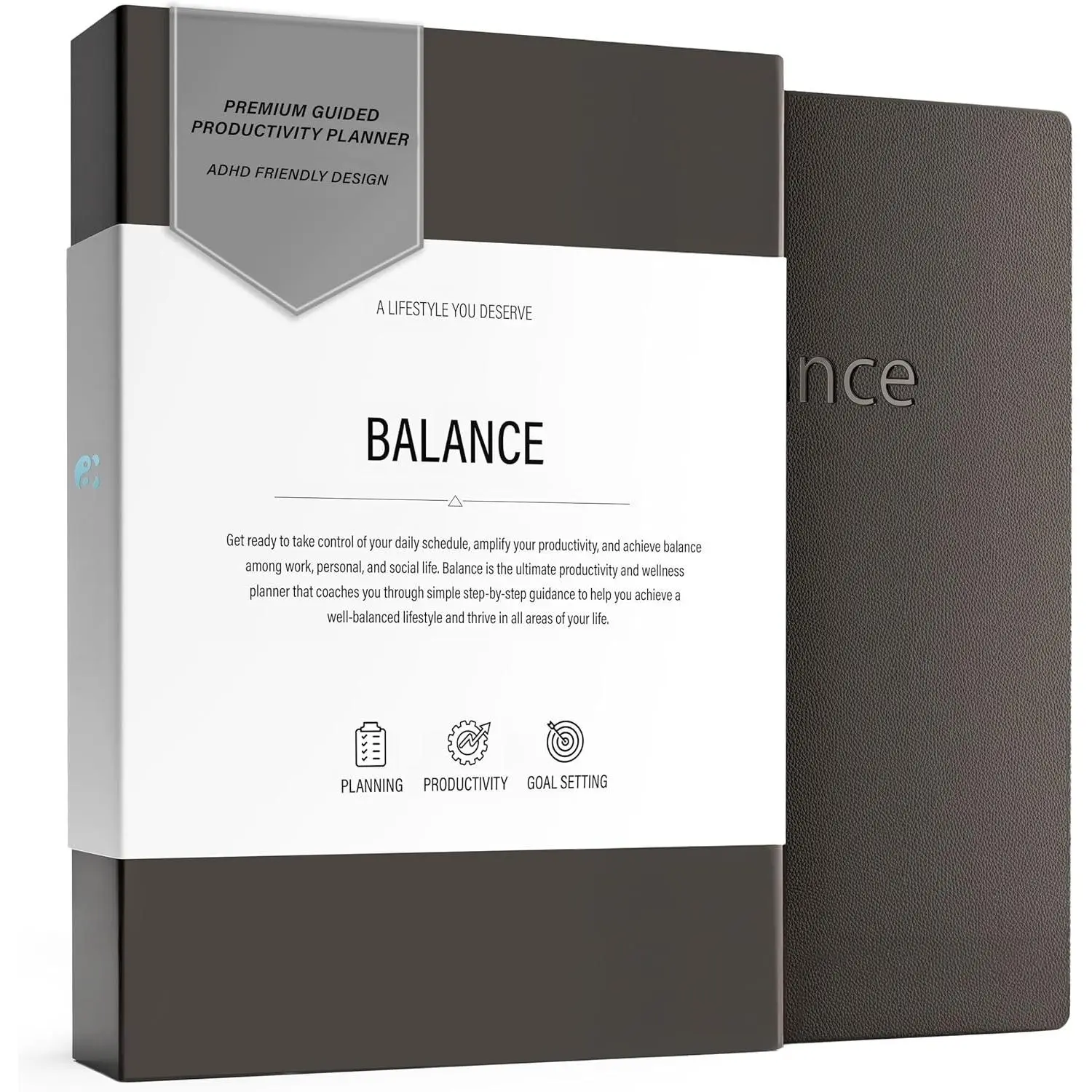 Daily Productivity Planner – 90 Day Undated A5 Goal Setting Journal for Work &  Focus | Weekly Monthly Layouts, Habit  & Non-Bleed Paper