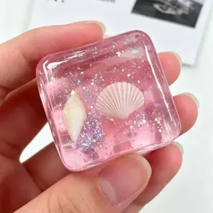 3D Ocean Themed Slow Rebound Squishy Toy Stress Anxiety Relief Fidget Sensory Toy Gift For Adults Autism Use