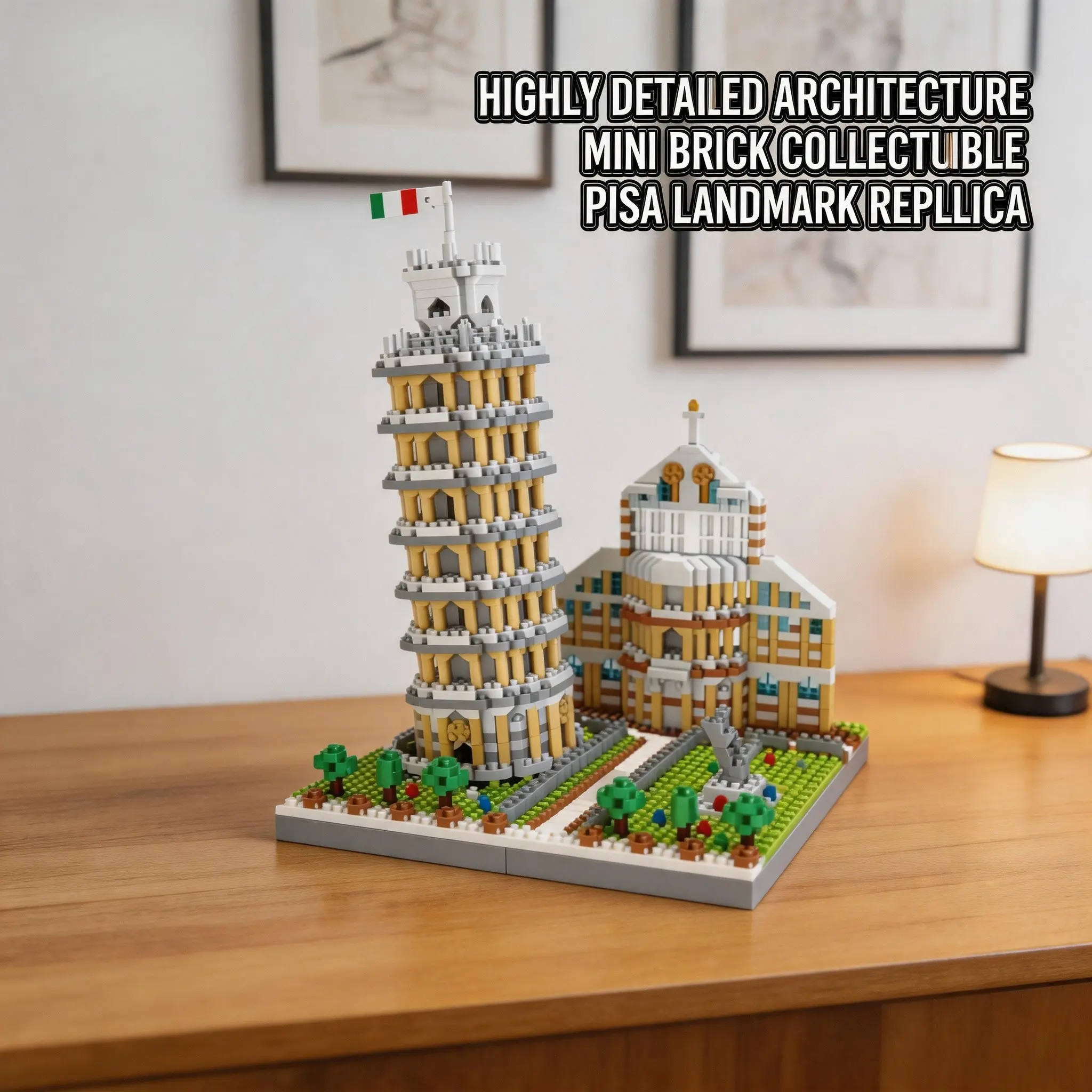 European and American Iconic Buildings Micro Mini Lego Set, 3D DIY Building Toy, Perfect for Architecture Lovers, Home Decor, Gifts