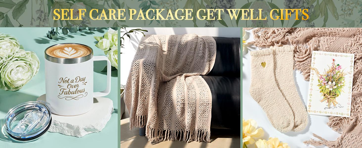Mothers Day Gifts for Mom Wife, Birthday Gifts for Women Spa Care Package, Get Well Soon Sympathy Spa Gift Baskets Thinking of You Easter Gift for Her Sister Girlfriend