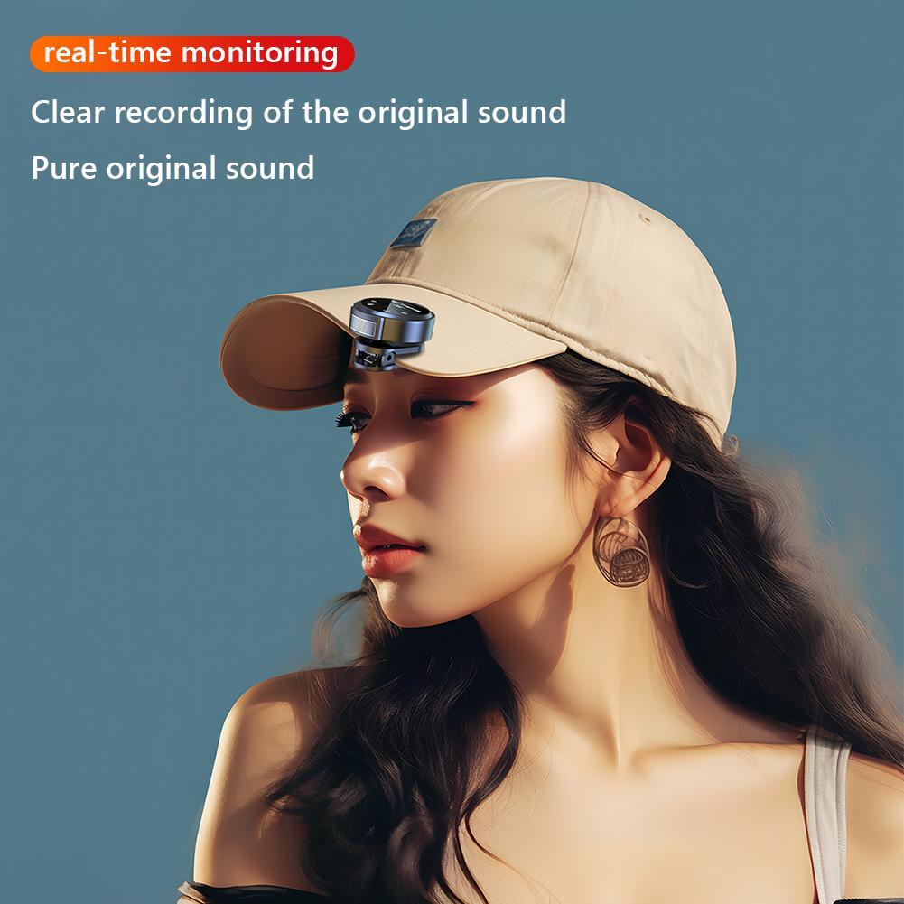 Wireless Lavalier Lapel Microphone Phone Live Game Recording Interview with Magnetic Clip