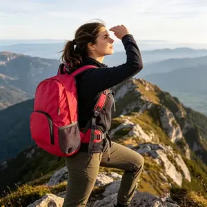 [Hiking Backpack] Latest Model Lightweight Foldable Large-capacity Hiking Backpack, Featuring a Multi-compartment Design, Adjustable Padded Shoulder Straps, and Foldable Storage. Suitable Scenarios Such as Outdoor Activities, Hiking