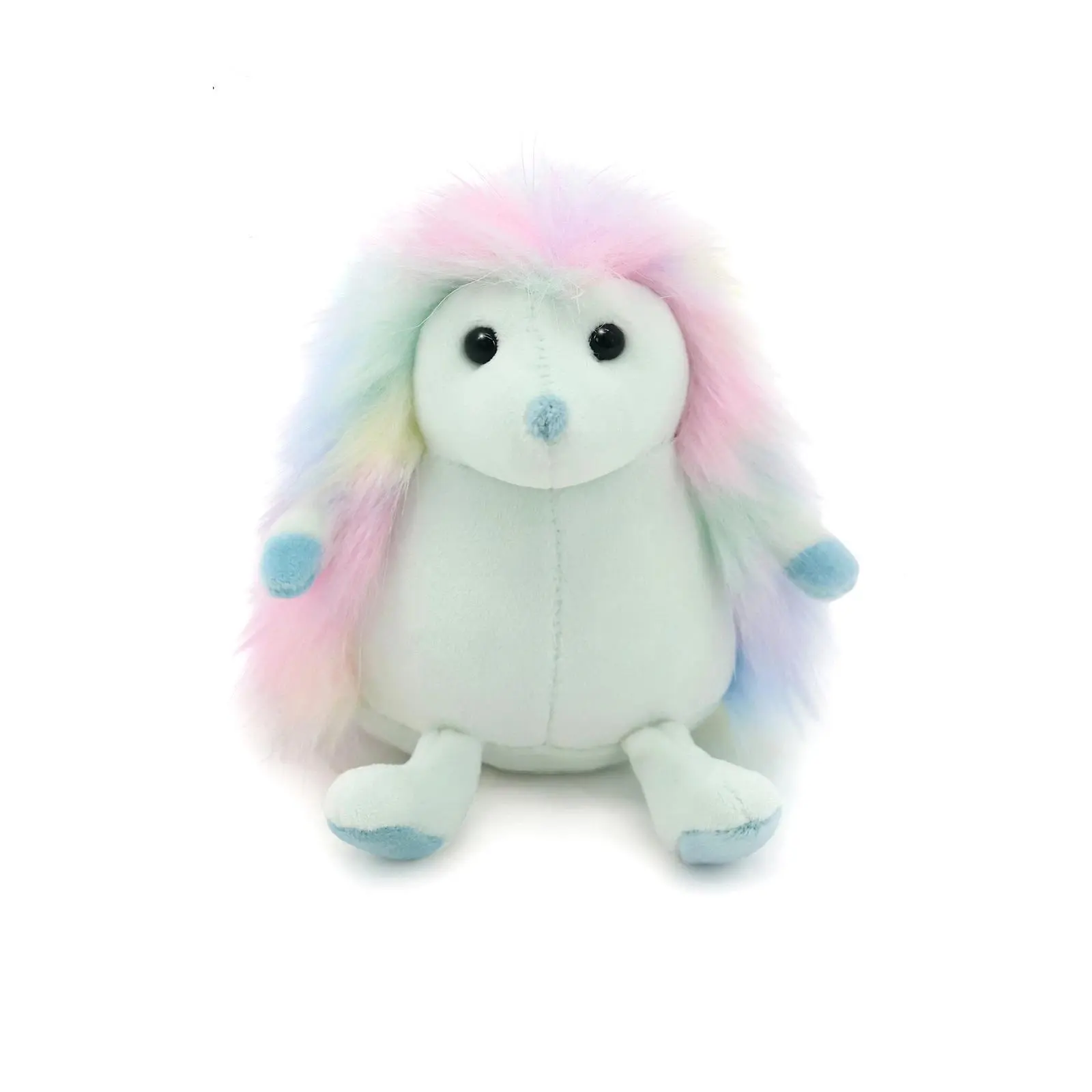 Colorful Hedgehog Plush Toy - PP Cotton, Safe Fabric Unisex Stuffed Animal, Collectors' Sleeping Companion, Room Decor, Cute Birthday Gift