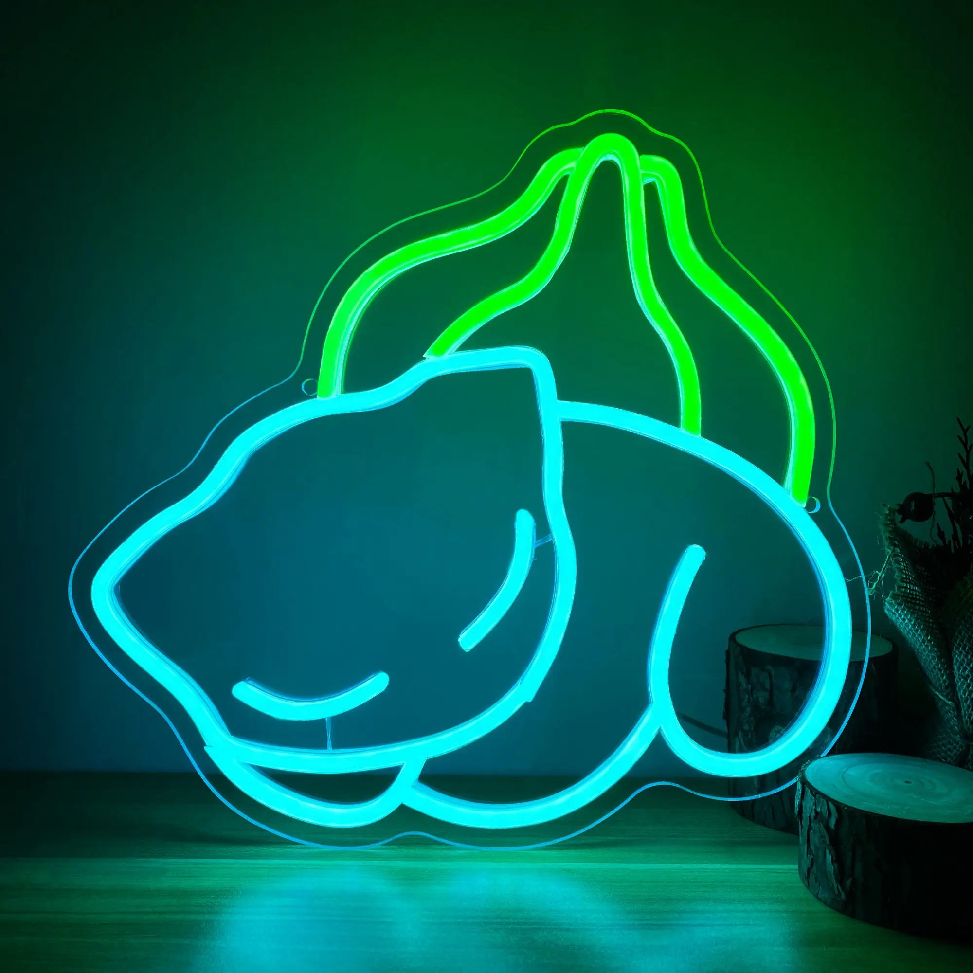Anime Frog Neon Sign, Anime Frog LED Neon Lights for Wall Decor, Adjustable Brightness USB Powered for Bedroom Game Man Cave Room, Gift for Girls Boys Birthday Party