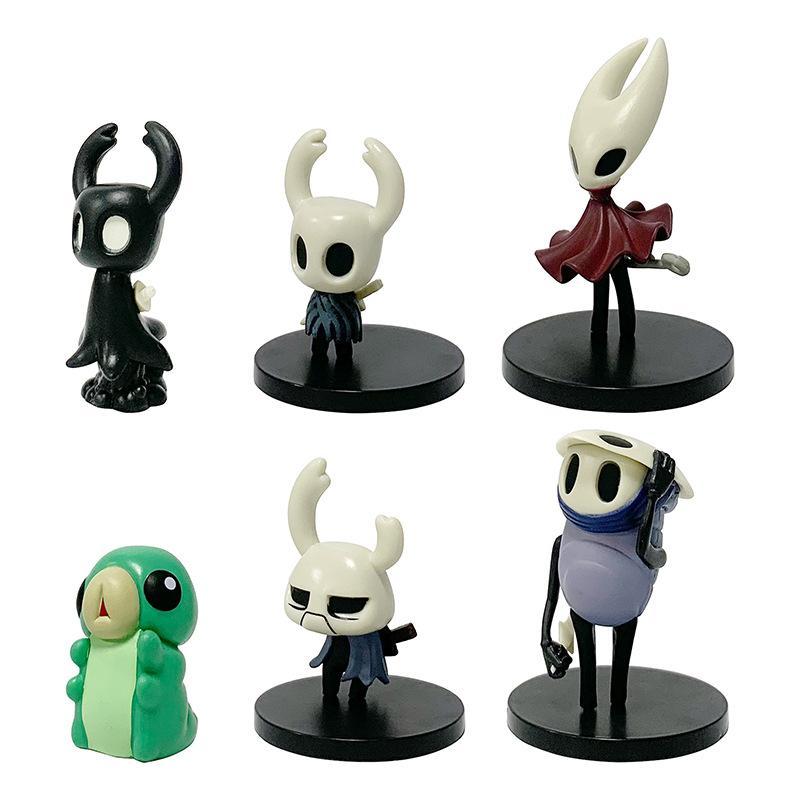 6pcs/set Hollow Knight Action Figure PVC Doll Game Anime Collection Model Toys