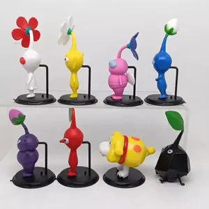 8PCS New Pikmin 4 Series Olimar Action Figure Game Character Model Collectible Toy Decor Gift