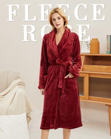 Womens Cotton Robe, Soft Kimono Spa Knit Long Bathrobe Lightweight Loungewear