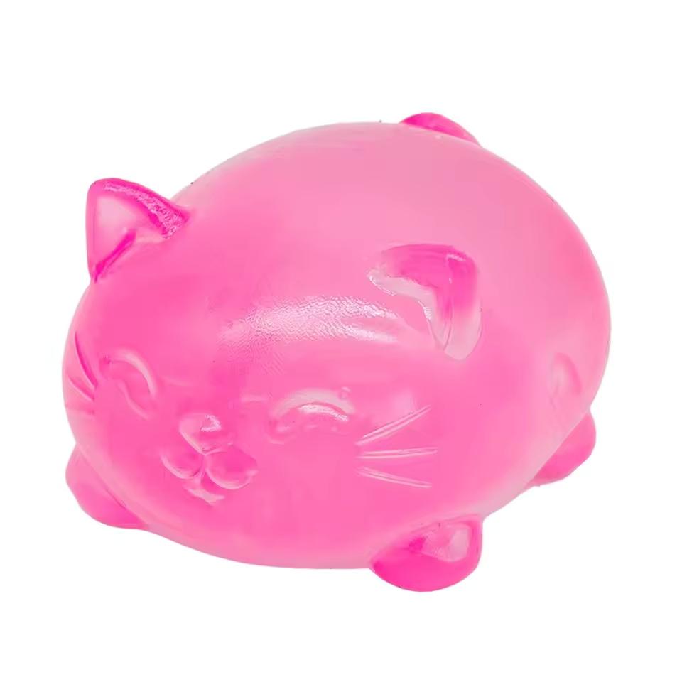 Mini Cute Cat Maltose Decompression Toy Non Stick Odorless Non-toxic Fun Toy Pressure Relief Tool For Adults and Students
