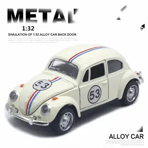 1:32 Vintage Diecast Racing Car Toy, High-Quality Metal Alloy, Pull Back Mechanism, Ideal for Kids 3 Years and Up, Unisex Appeal, Collectible Model