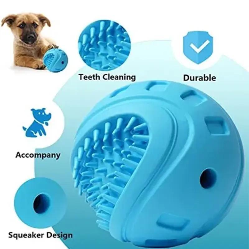 Interactive Dog Treat Ball for Small Medium Dogs Chew Toy Food Dispensing Puzzle Pet Toy