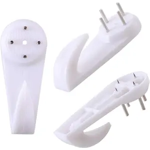 25lbs Hanger Uses  Hardware,Fasteners & Hooks Wall Mount Non-Mark Hooks Picture Photo Frame Hangers 40MM (50PC)