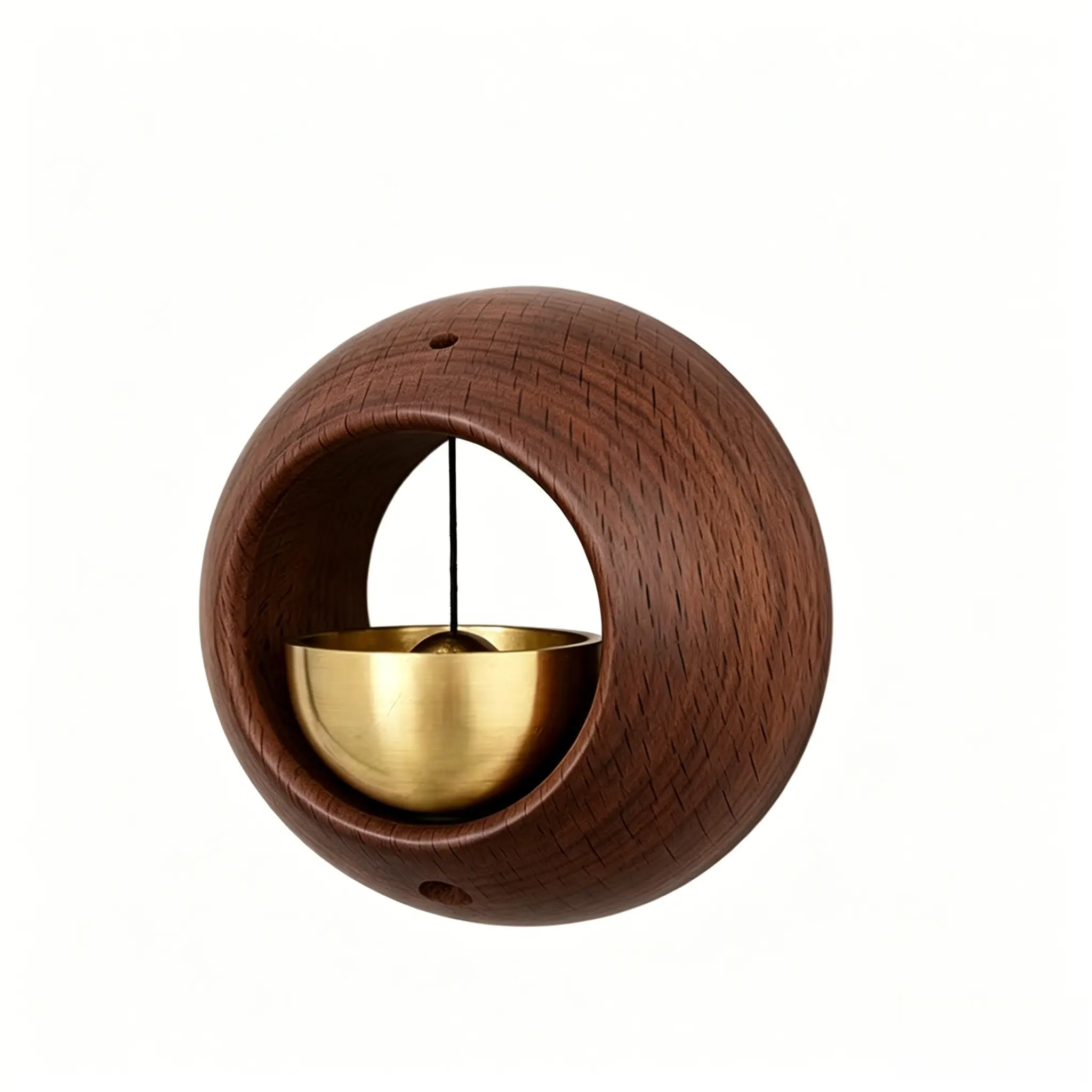 1pcs Shopkeepers Bell for Door Opening, Magnetic Wood Doorbell, Wind Chime for Door, Store, Refrigerator, Porch, Garden, Entrance, Restaurant, Office, Housewarming Gift