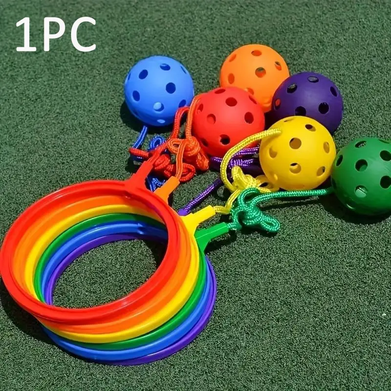 Lemon Jump Ball Swing Ball, Perfect for Outdoor Family Games, Multiplayer Team Building Game, Essential for Family Fun Competitions
