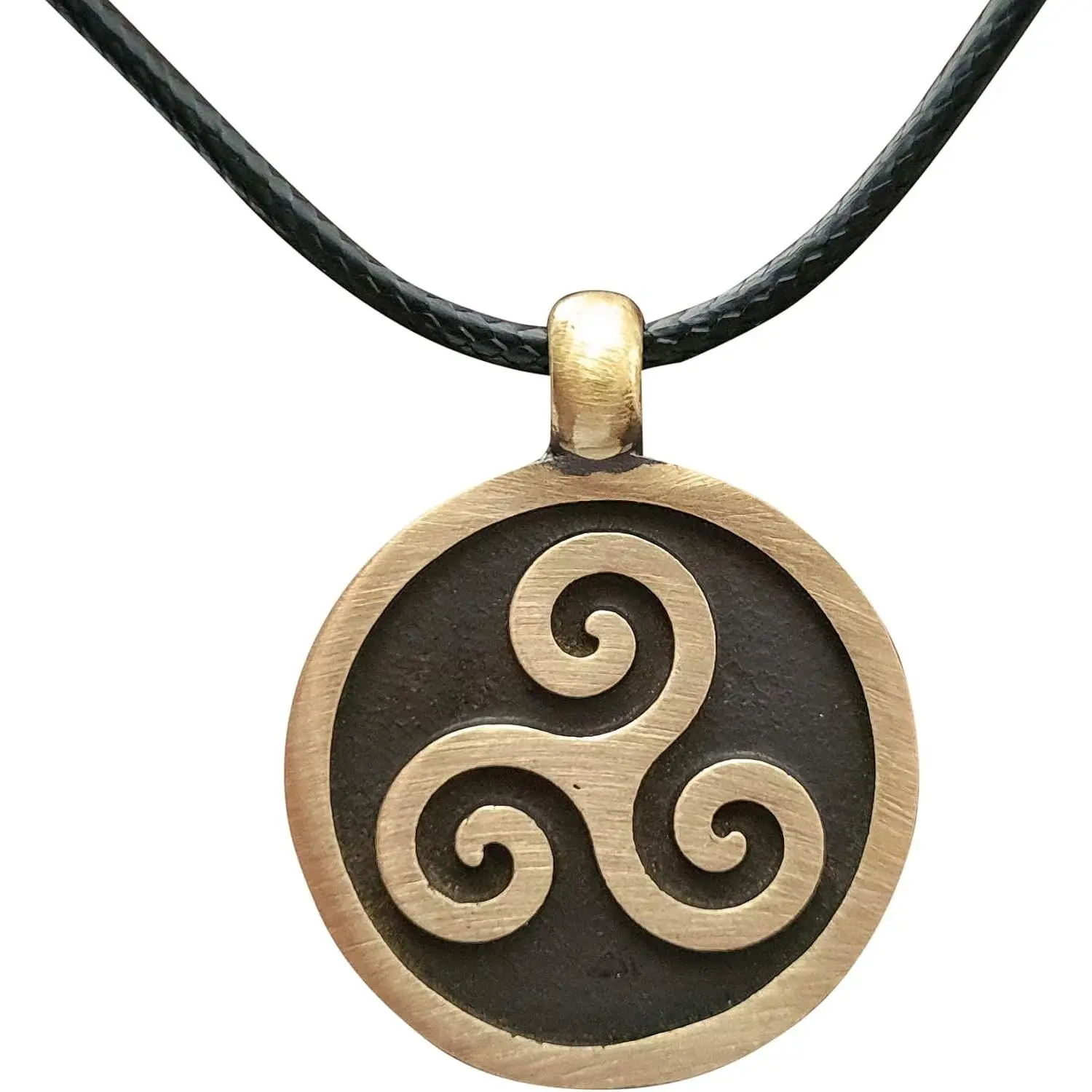 Triskele Spiral Pendant Necklace Celtic Triskelion Triple Spiral Jewelry Gifts