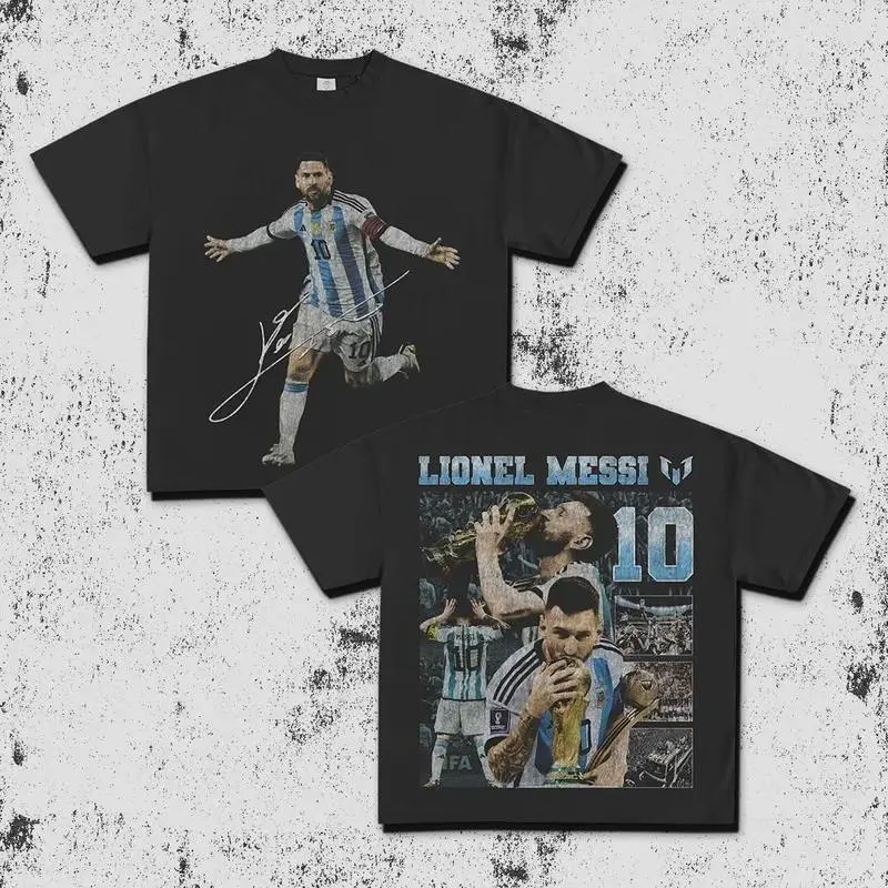 MESSI T-Shirt, Soccer Fan Shirt, Graphic Tee, Casual Wear, Gifts for Him, Sportswear, Unisex Apparel Wash Shirt, Casual Tee, Unisex T-shirt