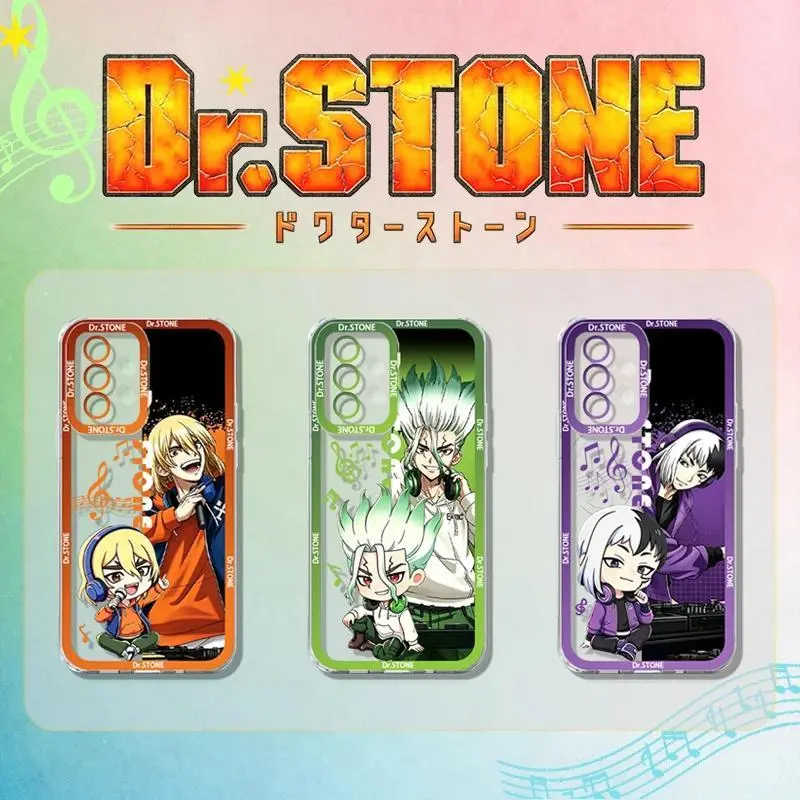 Dr.STONE Senku Ishigami Phone Case for IPhone 17 16 15 14 13 12 11 Pro Max Plus 17Air And Samsung S26 S25 S24 S23 S22 S21 FE Plus Ultra Soft TPU Back Cover Protection Shockproof, Smartphone, Custom, Accessories, Personalized, Dual-Layer, Hd Print