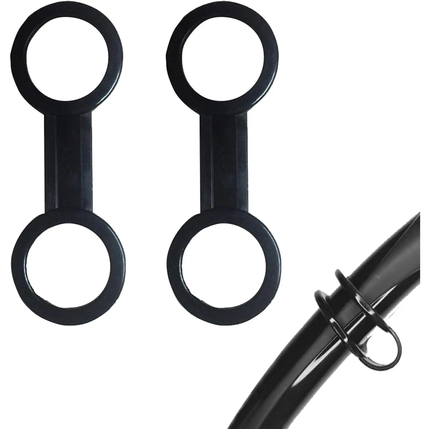 2Pcs Scuba Diving Dive Snorkeling Silicone Snorkel Mask Strap Keeper Holder Clip Retainer Attachment Gear Spare Part Accessories Snorkel Keeper Retainer Replacement Scuba Diving Accessories