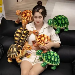 Simulation Sea Turtle Plush Toy Sea Turtle Plushies Soft Kawaii Stuffed Animal Toy Home Decoration Kids Birthday Gifts ﻿