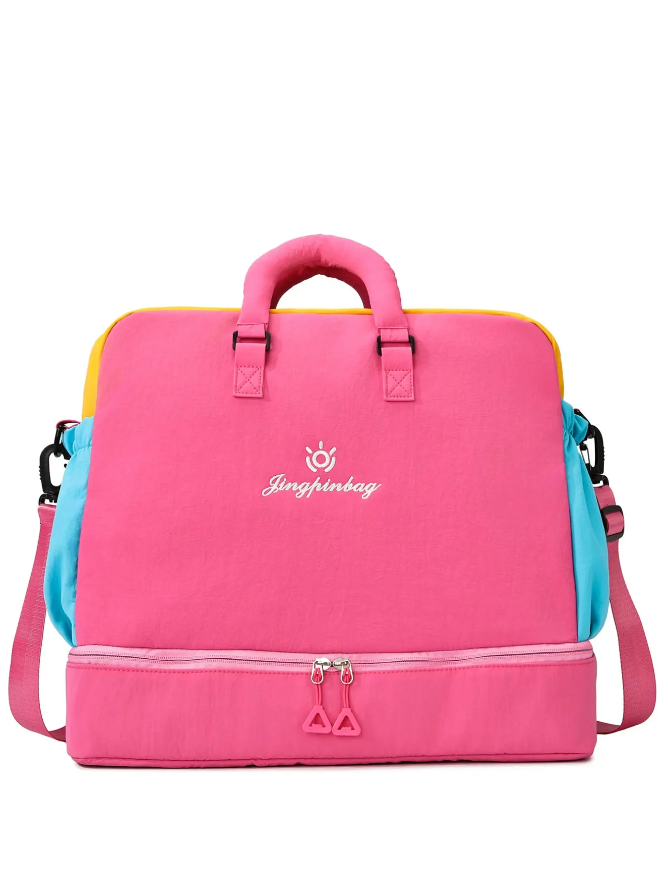 High Saturation Colorful Large Capacity Sports Gym Bag, Lightweight Waterproof Travel Bag, Quick-Dry Leak-Proof Swim Storage Bag