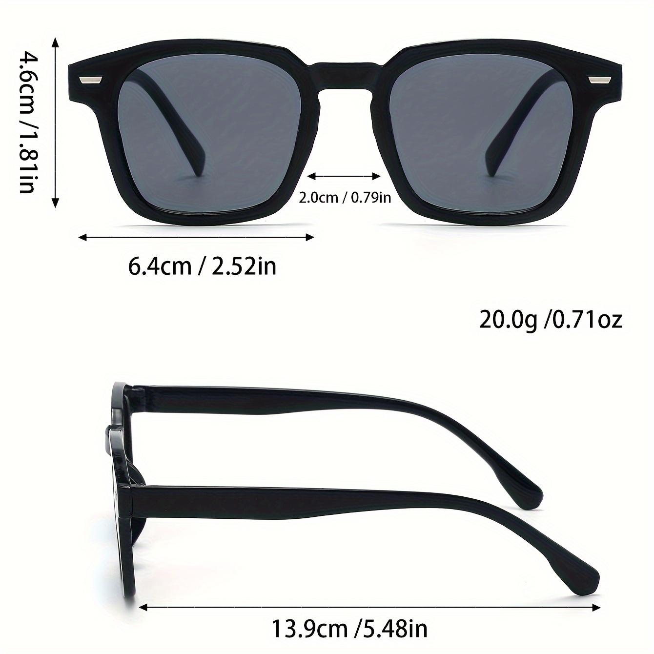 3 Pairs of Stylish Color Classic Boxed Fashion Glasses for Men and Women, Perfect for, and Photography Props