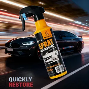 NUAN Nano Ceramic Car Coating Spray 300ml – Quick & Easy Hydrophobic Spray for Gloss, Water Beading & UV Defense on Cars, SUVs & Trucks