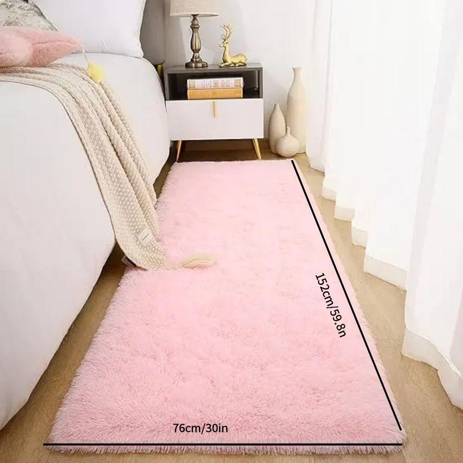 Solid-Color Fluffy Area Rug, Non-Slip Soft Thick Floor Mat and Decorative Carpet for Living Room, Bedroom, Hotel or Dormitory #TOP PICKS