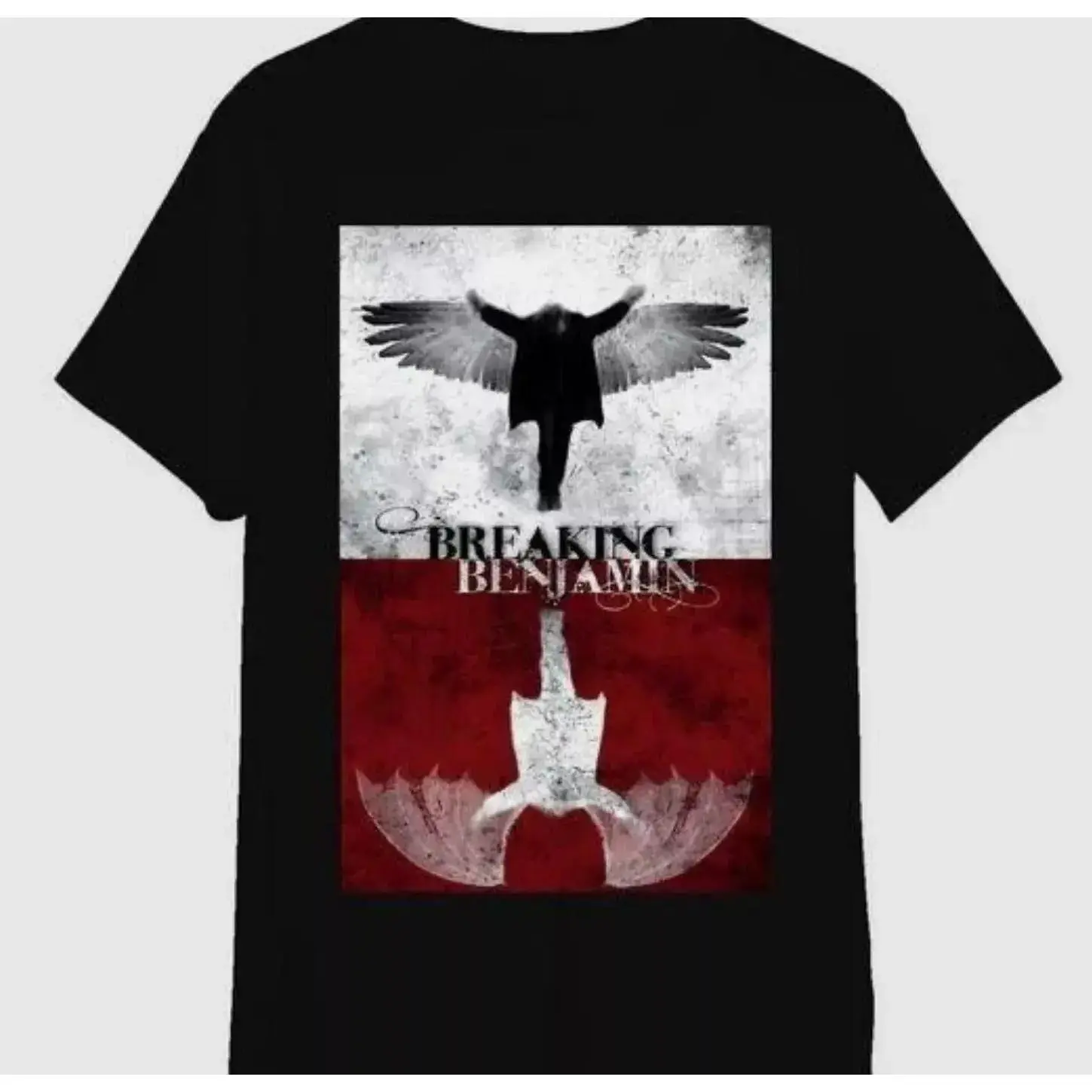 🤘 🎸 Breaking Benjamin T-Shirt Gift For Fans All Size  Tour