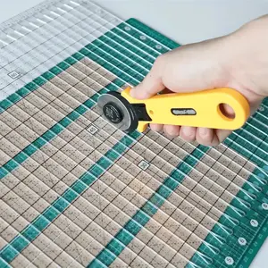 1PC Transparent acrylic quilting ruler with dual scale grid (CM/inch) and 1/4 inch seam guide - suitable for plastic sewing templates, sewing tools and accessories, clothing proportions, plate making, and clothing curve cutting for fabrics,