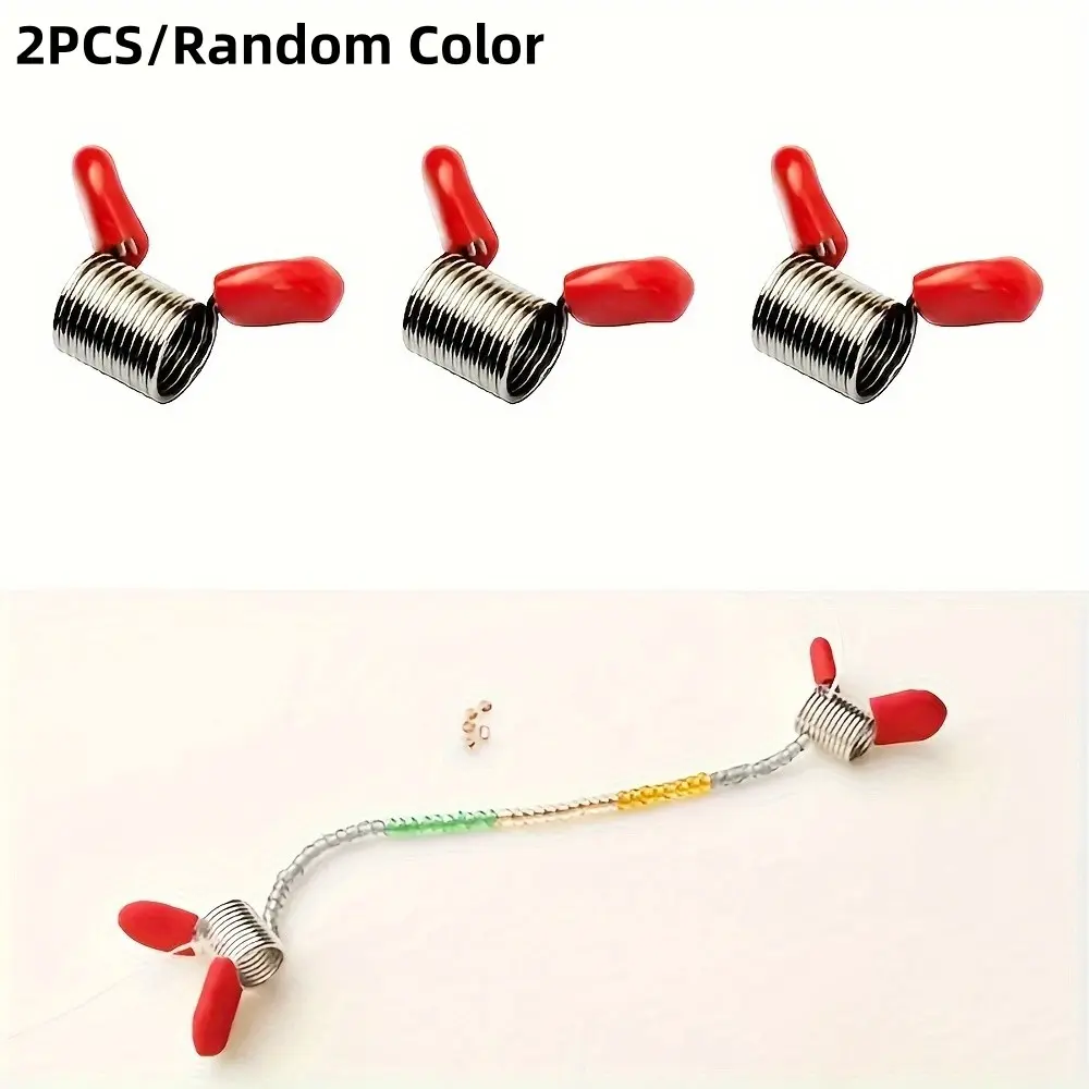 2-Pack Color Spring Thread Holder, Embroidery Cross‑Stitch Thread Fixer, Crochet Sewing Accessory to Prevent Tangled Threads, Sewing Accessories and Supplies