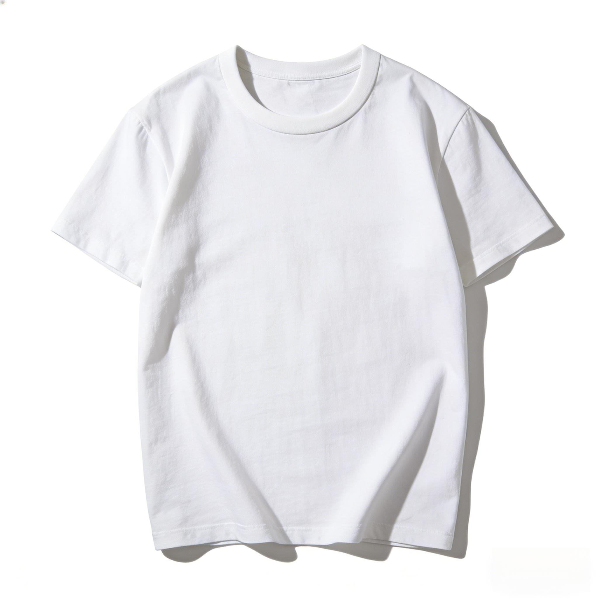 Men's Slim Fit White Round Neck T-shirt S-5XL 100% Pure Cotton Shoulder Drop Fashion Tee for Retro Horror Cartoon Themes