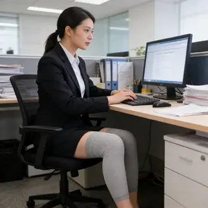 1pcs   Knee Brace Self Heating Graphene Knee Pad Women Men Older Warm Leg Sleeve for Motorcycle Cycling Breathable Nylon Leg Sleeve