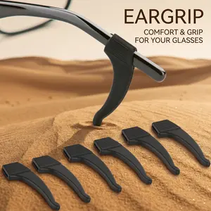 Glasses Grips - 3 Pack - Anti Slip Eyeglass Holder Ear Grip Sunglasses Retainer Temple Tip Reading Glasses Holder-YY1