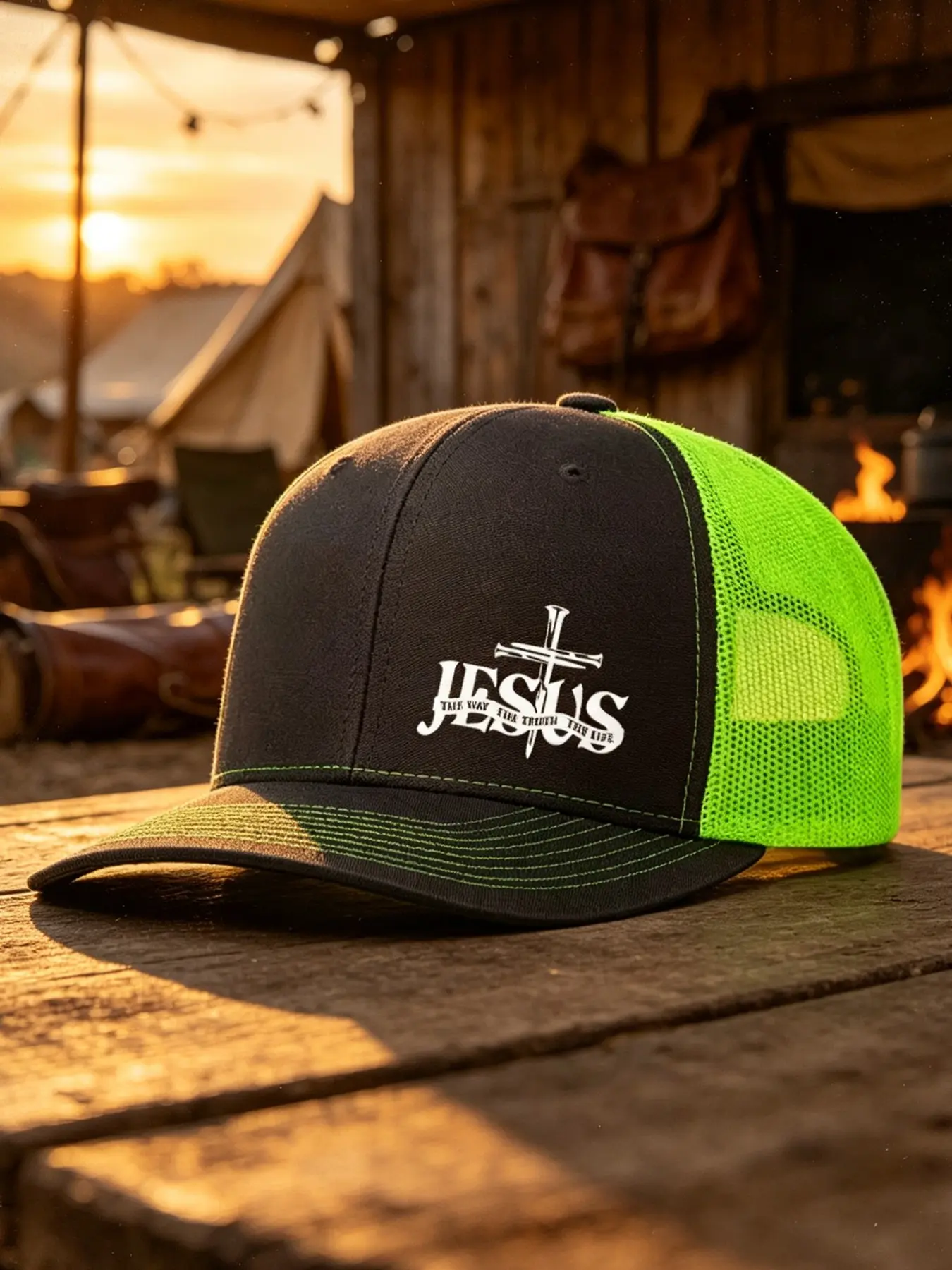 2pcs/1pc Unisex Trucker Hat Cross Printing Mesh Baseball Cap Hat With Cross Richardson Slightly Curved Brim Baseball Cap Adjustable Dad Hats Outdoor Mesh Breathable Sun Hat Gift for Men Women Summer Outdoor Hat