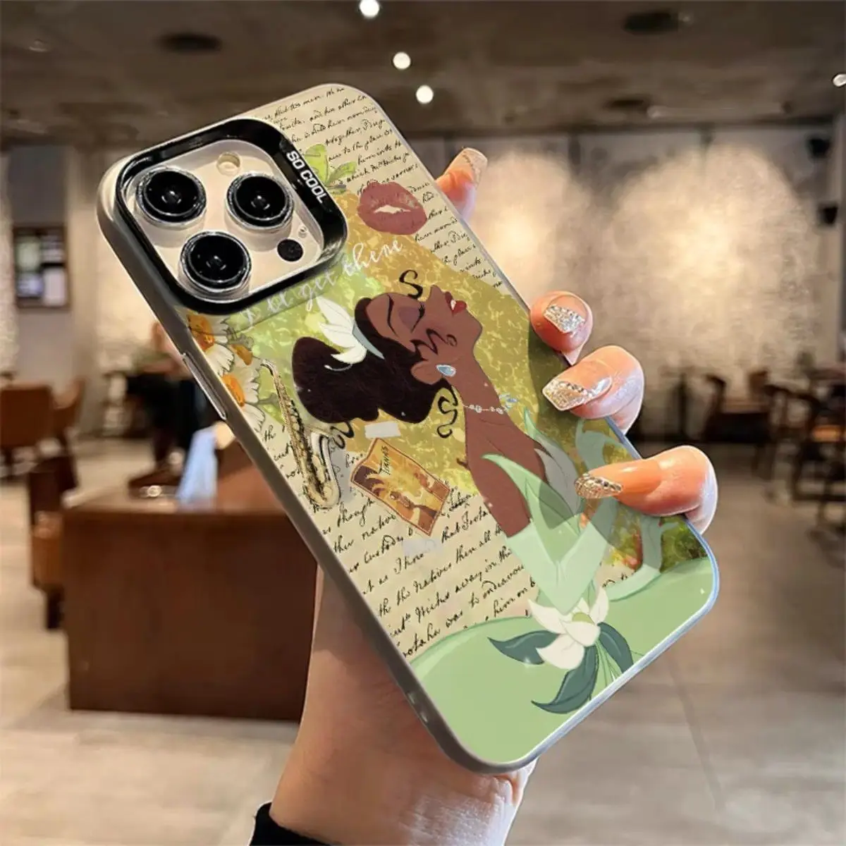 The Princess and the Frog Cartoon Cute Anime Fashion For iPhone Case, Shockproof with Lens Protection, TPU, Compatible for iPhone 17,16,15,14,13,12,11,Pro,Max,Plus Phone Cover,  Cartoon Cute Design