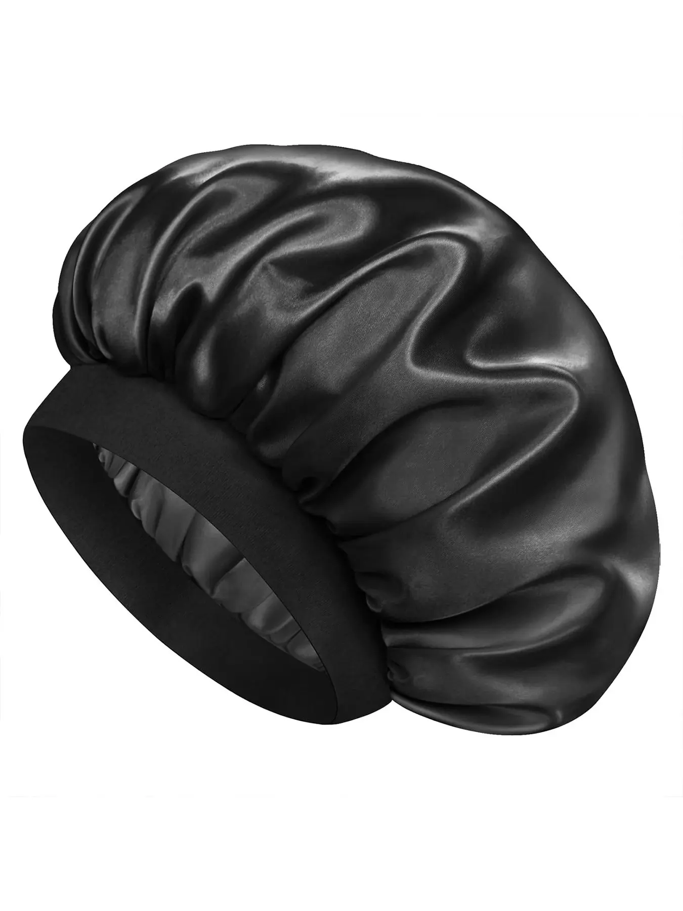 Mulberry Silk Sleep Bonnet for Men & Women, Adjustable Satin Durag for Dreadlocks, Soft Hair Cap for Sleeping & Chemo, All Seasons Beanie